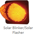 solar traffic light blinkers